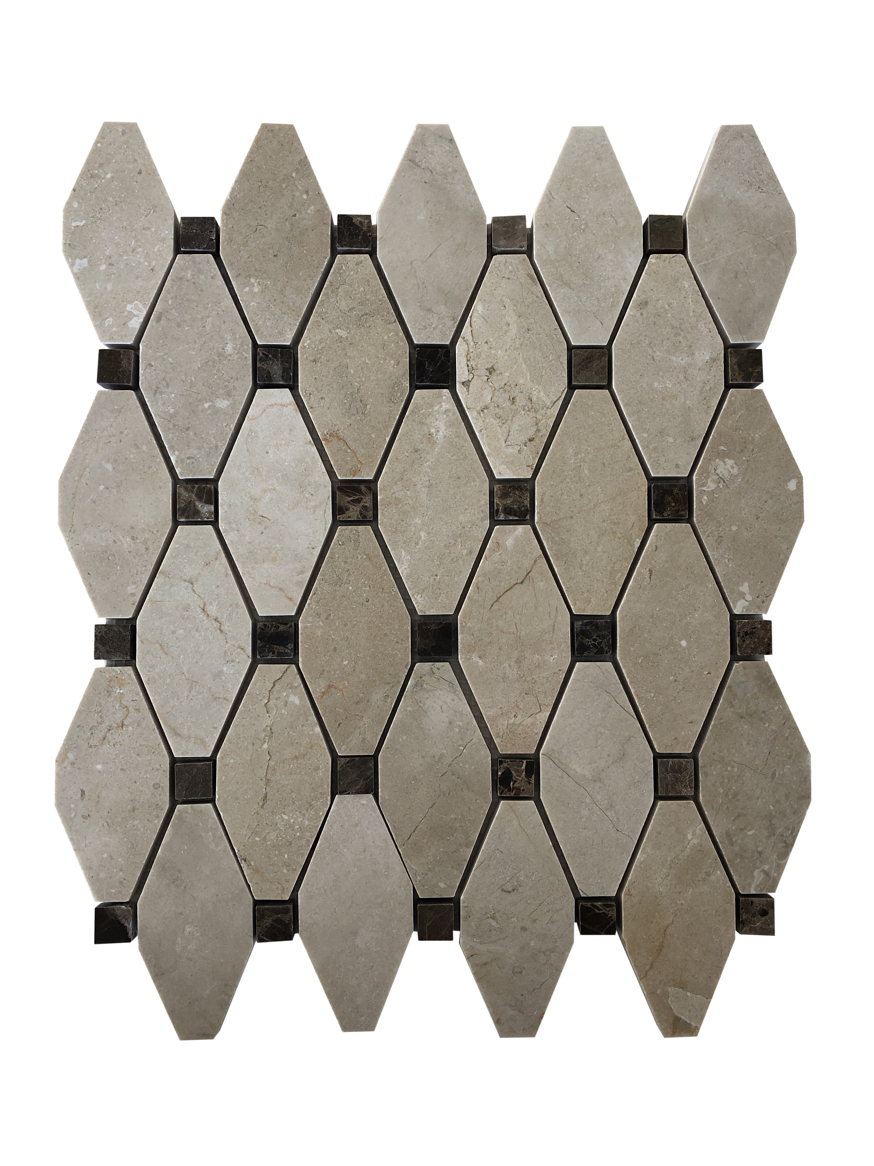 ELONGATED OCTAGON CREMA MARFIL D. EMPERADOR DOT